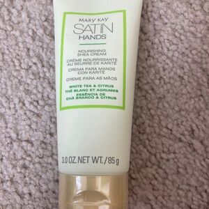 Mary Kay Satin Hands NOURISHING SHEA CREAM WHITE TEA & CITRUS, 3 oz, Unsealed